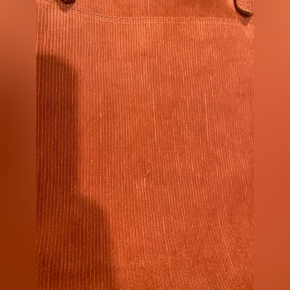 Madewell The Transport Tote RUSSET Corduroy Suede - Picture 14 of 16